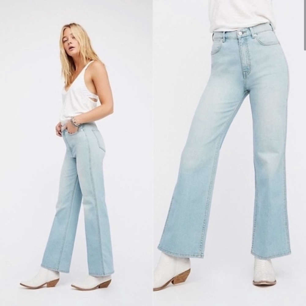 FREE PEOPLE 90s High Rise Straight Jeans